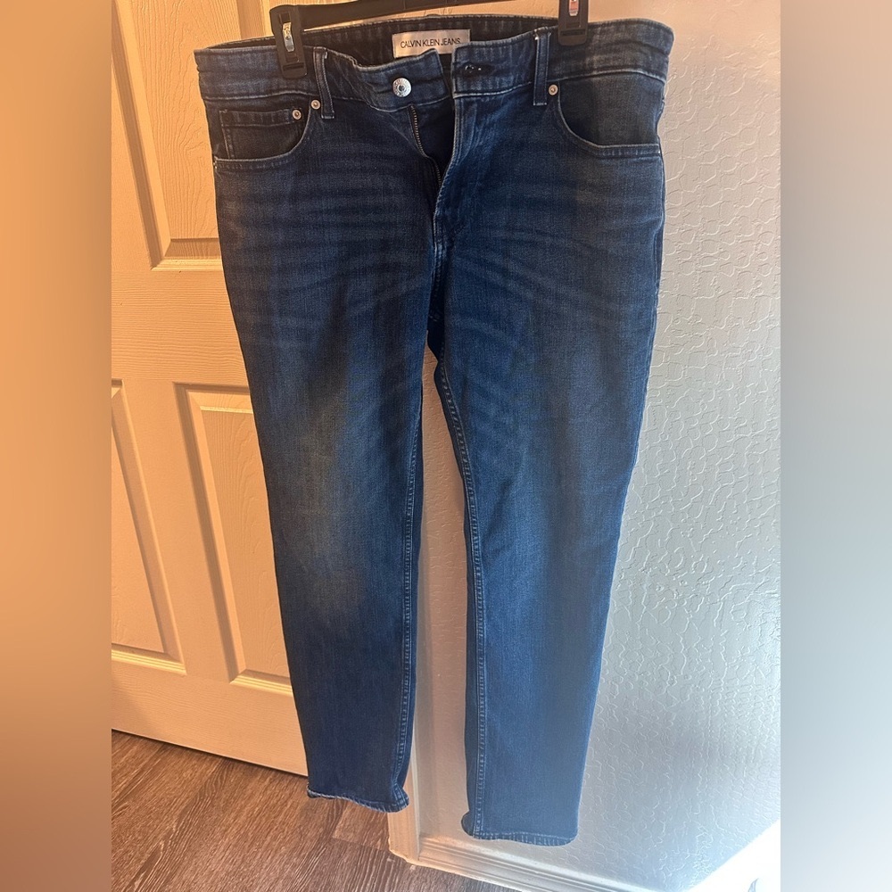 Calvin Klein Jeans Men's Dark Blue Slim Fit